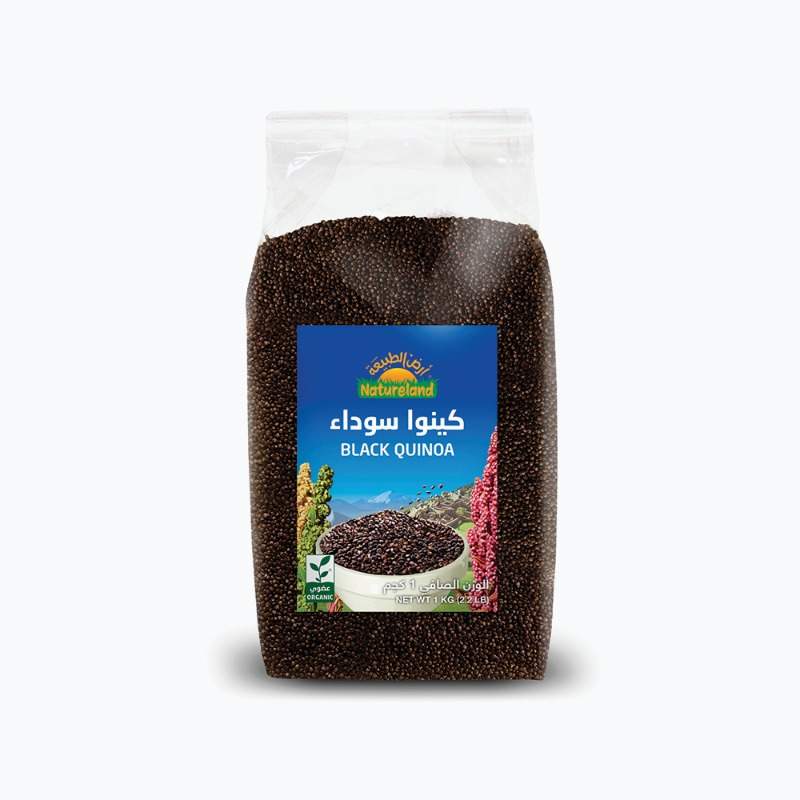 Black Quinoa 1kg Natureland
