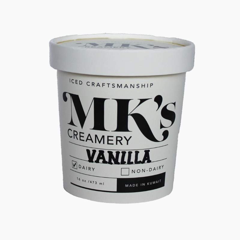 Vanilla Ice Cream 473ml MK's