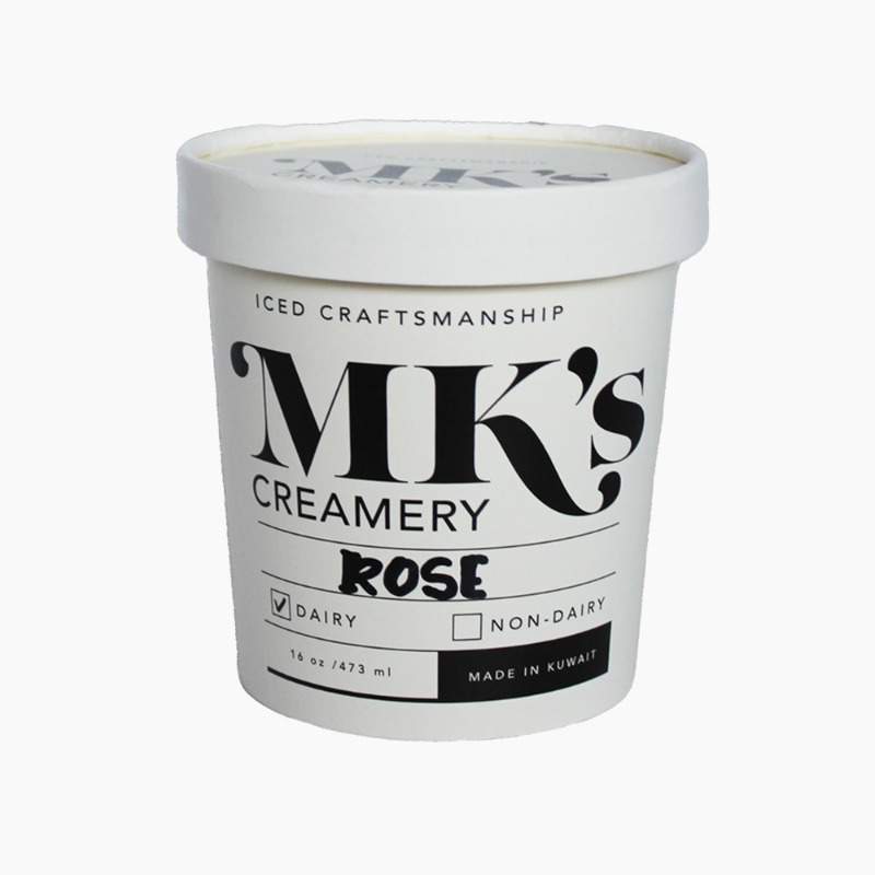 Rose Ice Cream 473ml MK's