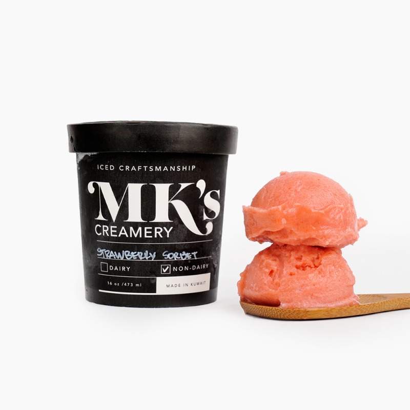 Strawberry Sorbet 473ml MK'S