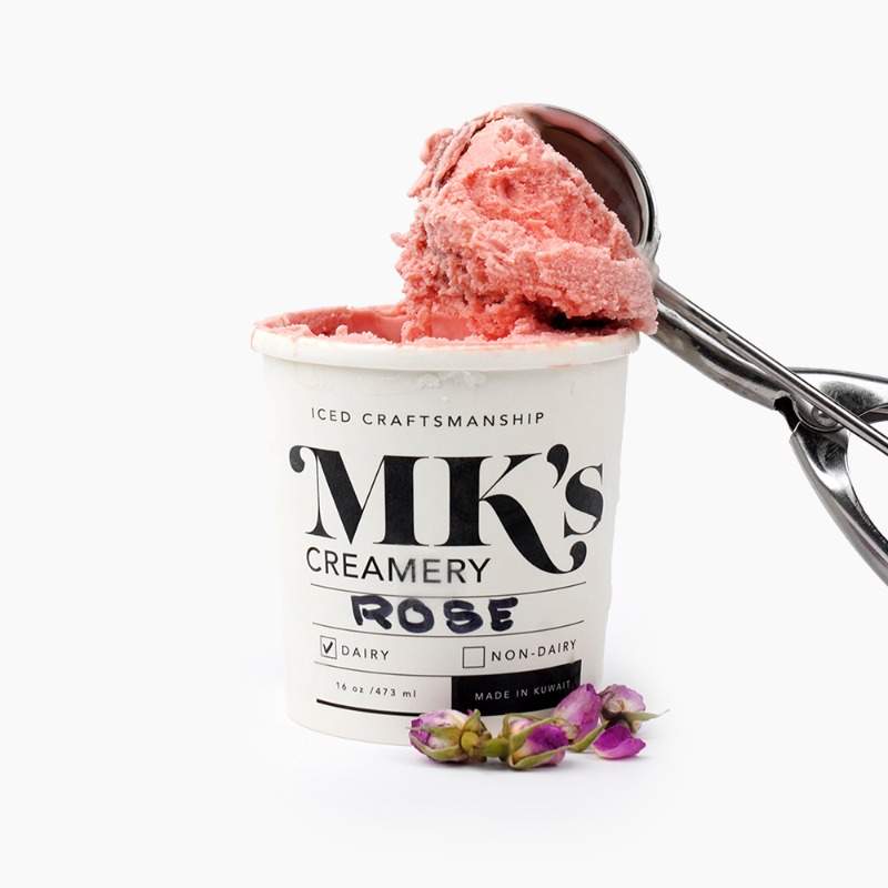 Rose Ice Cream 473ml MK'S