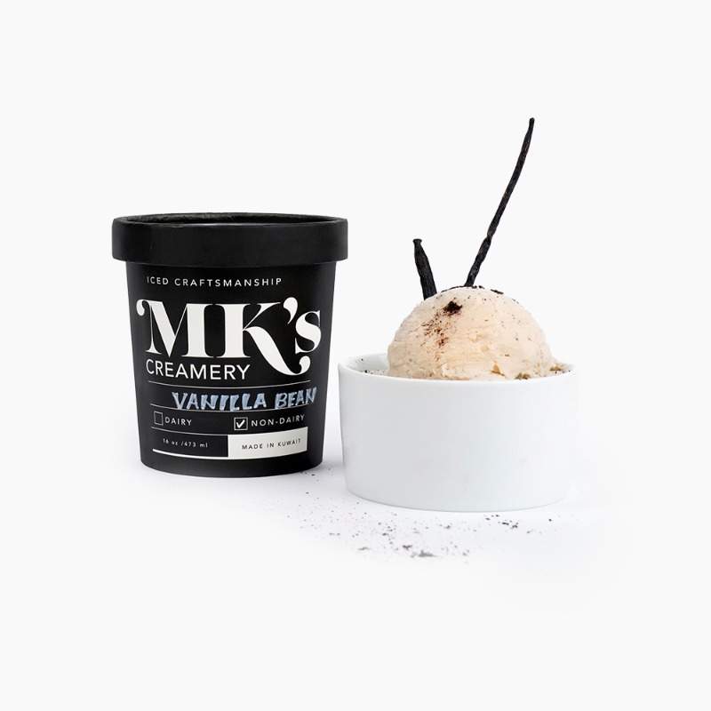 Vanilla Bean Vegan Ice Cream 473ml MK'S