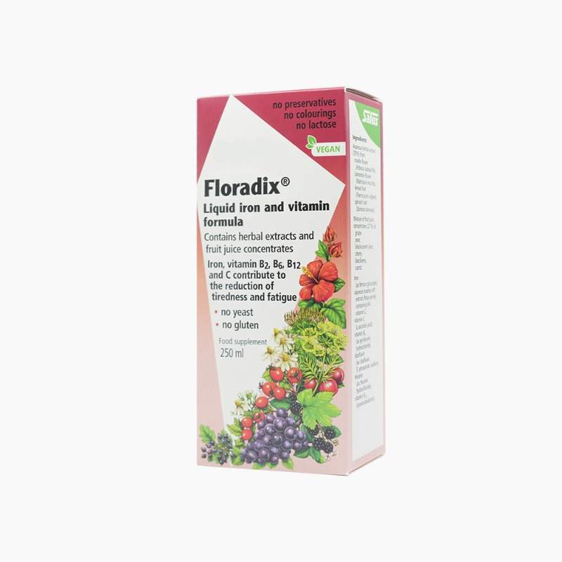 مكمل غذائي سائل - حديد وفيتامينات ٢٥٠مل Floradix