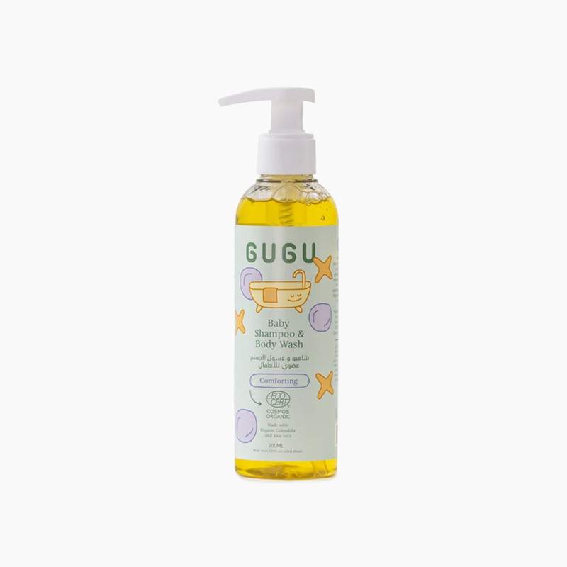 Baby Shampoo & Body Wash 200 ML GUGU