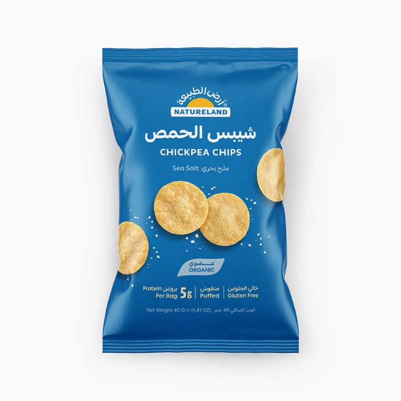 Chickpea Chips - Sea Salt 40g Natureland