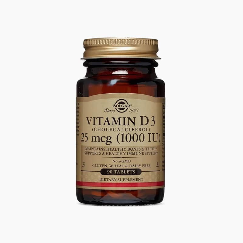فيتامين د٣ - (١٠٠٠وحدة دولية) ٩٠قرص Solgar