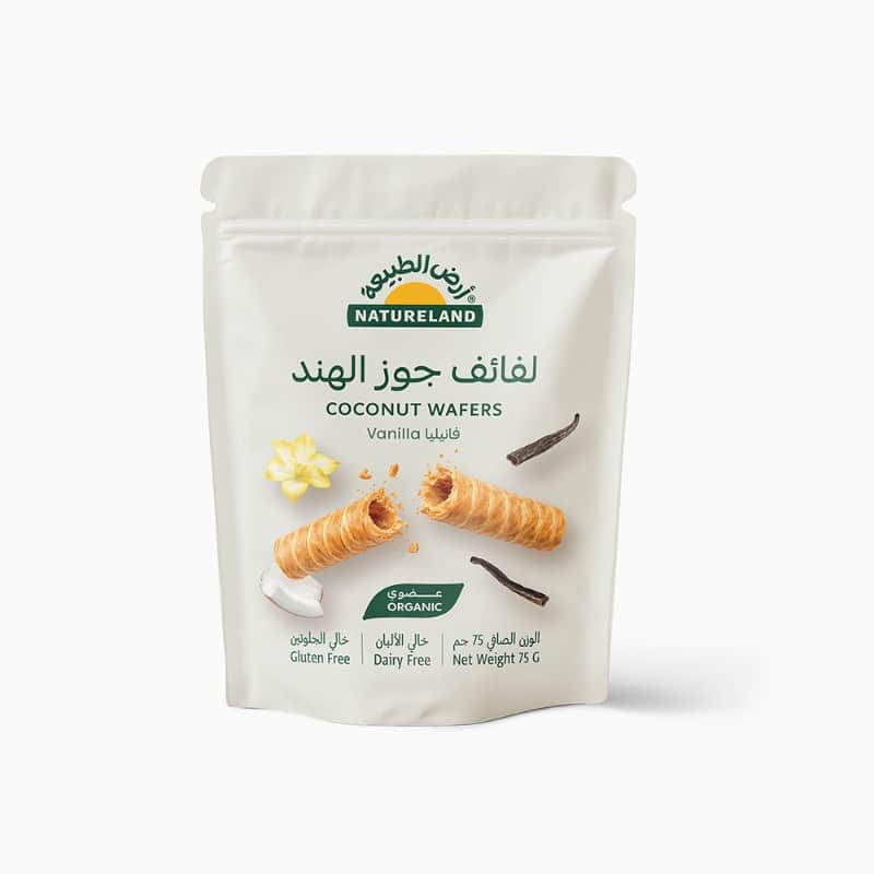 Coconut Wafers - Vanilla 75g Natureland