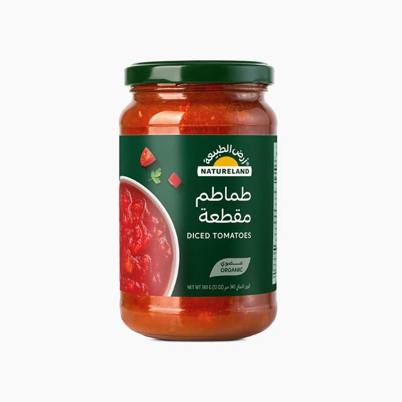 Diced Tomatoes 340g Natureland