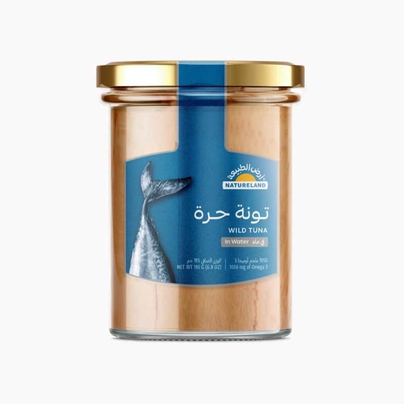 تونة حرة في ماء ١٩٥جم أرض الطبيعة