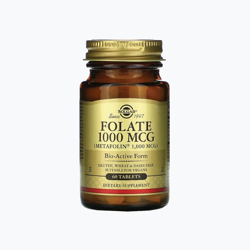 Folate 1000MCG 60tablets Solgar