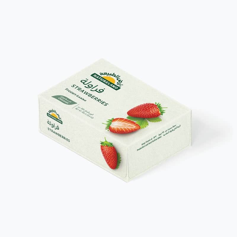 فراولة مجمدة ٣٠٠جم تاريخ الانتهاء فى ١٤-٠٣-٢٠٢٦ أرض الطبيعة