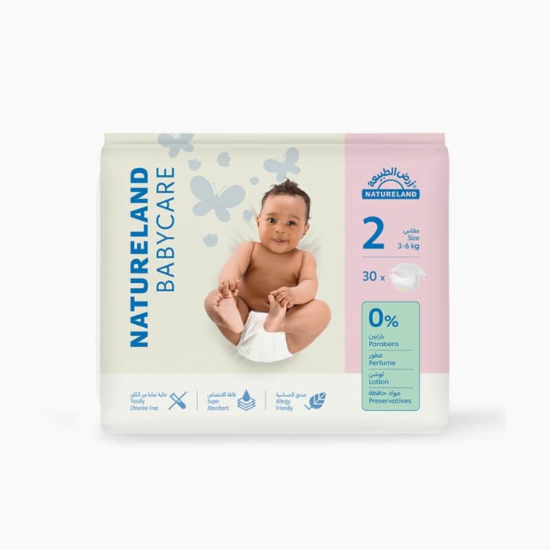 Diapers Size 2 (3-6kg) 30 Diapers Natureland