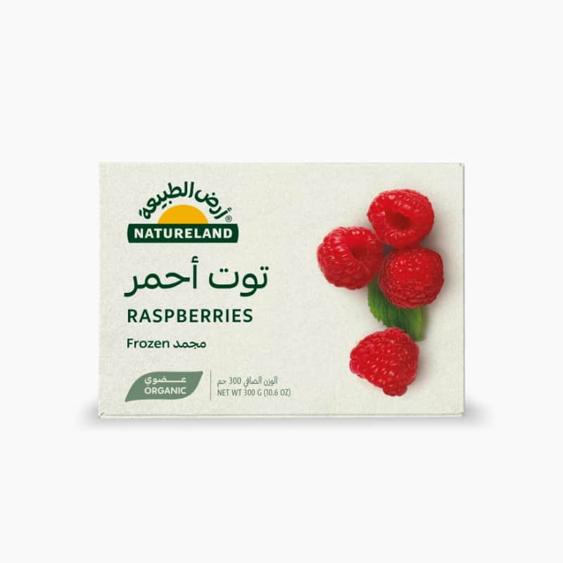 توت أحمر مجمد ٣٠٠جم أرض الطبيعة