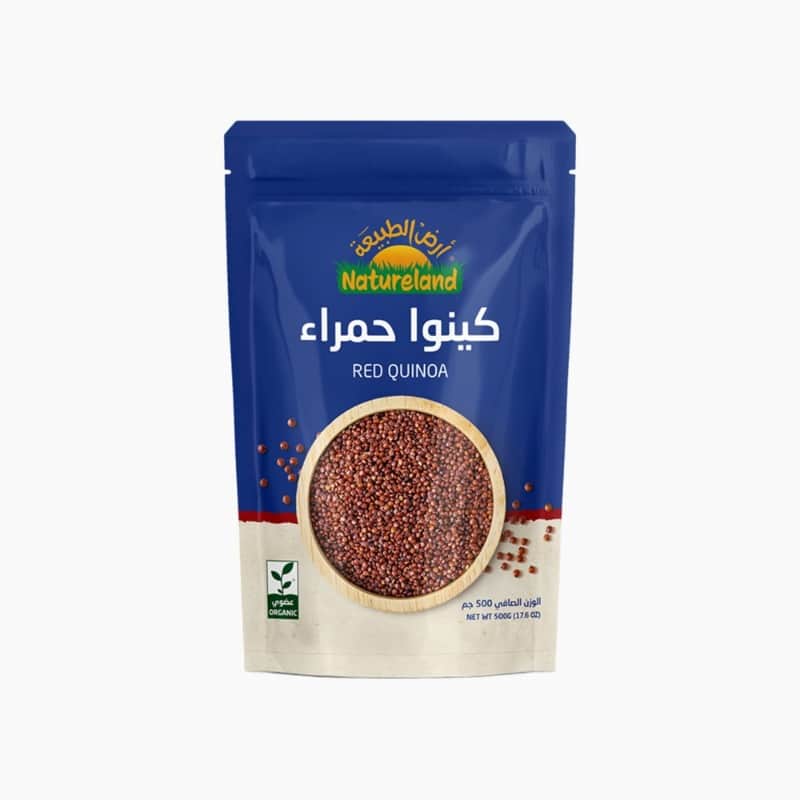 كينوا حمراء ٥٠٠جم أرض الطبيعة