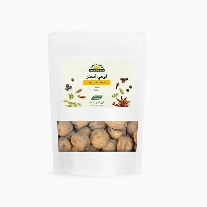 Dried Yellow Limes 150g Natureland