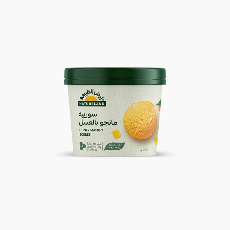 Honey Mango Sorbet 125ml Natureland