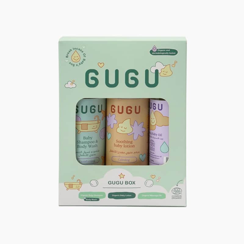 باقة أساسية للأطفال - بوكس أخضر 600مل GUGU