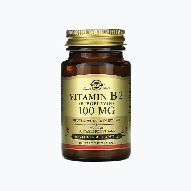 Vitamin B2 - 100mg 100 capsules Solgar