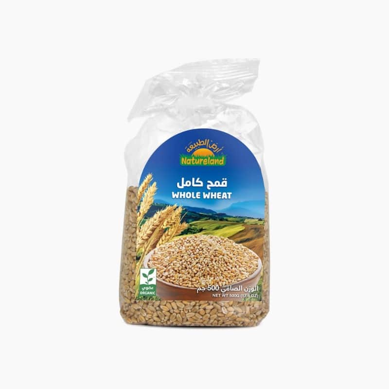 قمح كامل ٥٠٠جم أرض الطبيعة