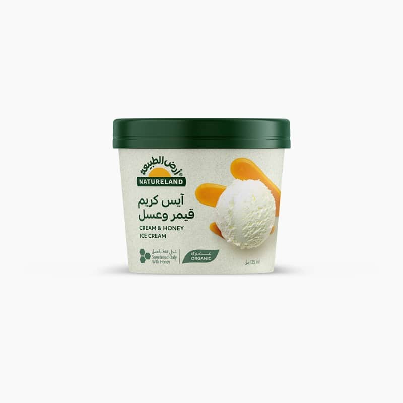 Cream & Honey Ice Cream 125ml Natureland