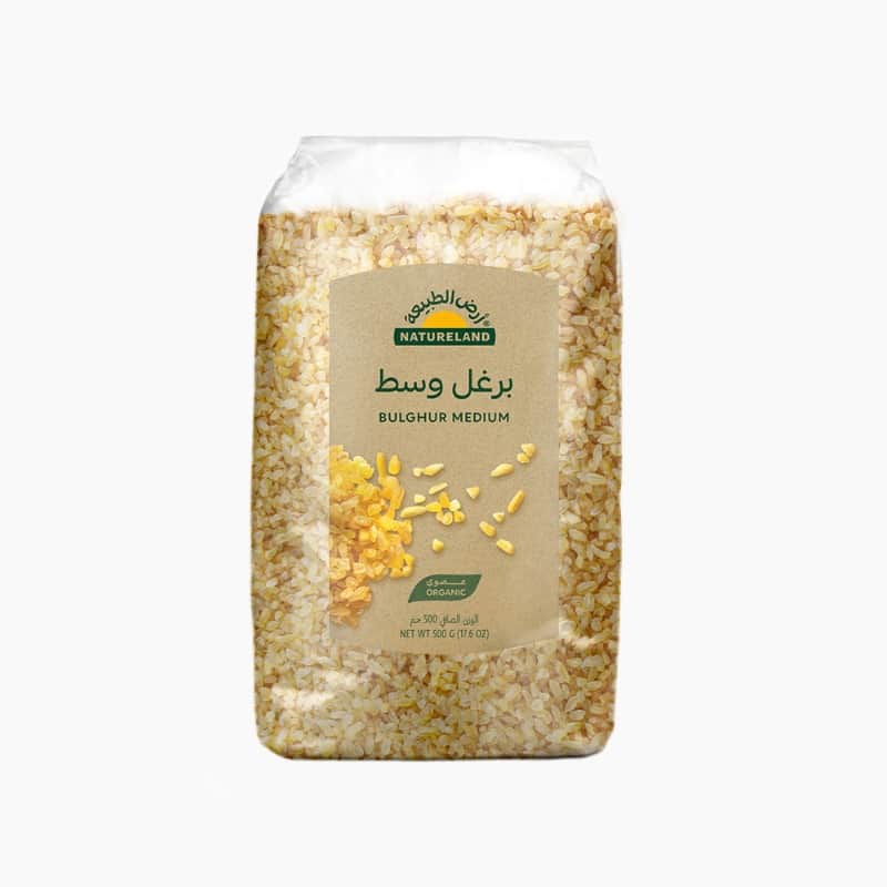 برغل وسط ٥٠٠جم أرض الطبيعة