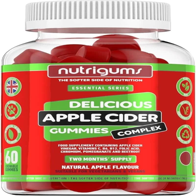Delicious Apple Cider 60gummies Nutrigums