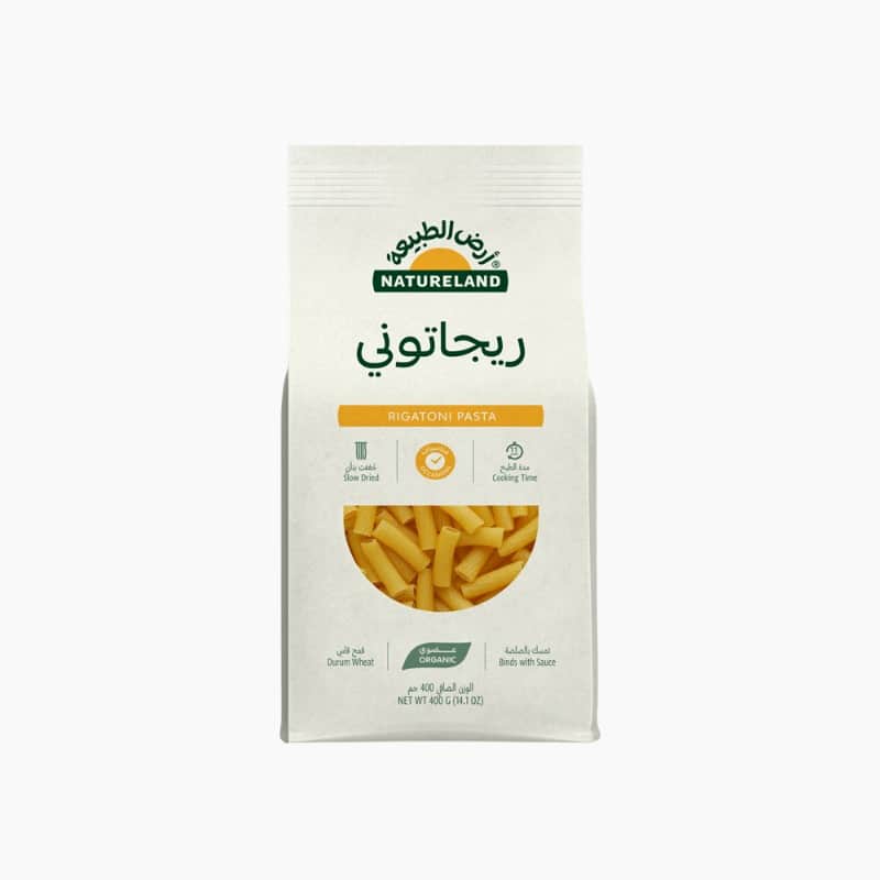 معكرونة ريجاتوني ٤٠٠جم أرض الطبيعة