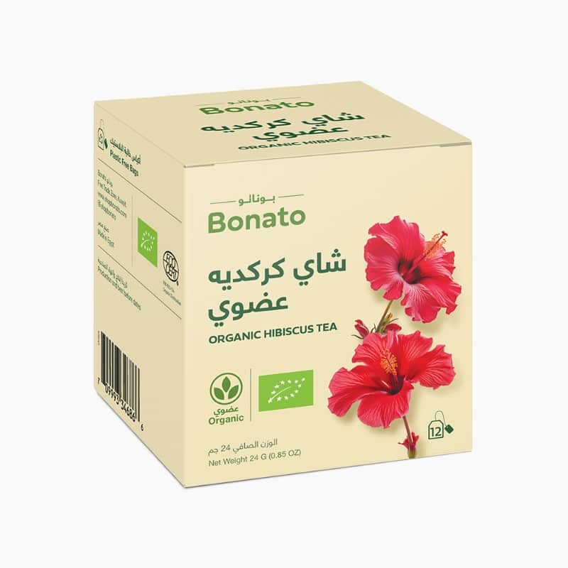 شاي كركديه ٢٤جم بوناتو
