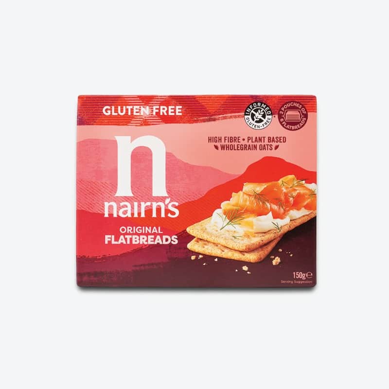 خبز مسطح خالي الجلوتين ١٥٠جم - تاريخ الانتهاء فى ١٥-٠٤-٢٠٢٦ nairn's