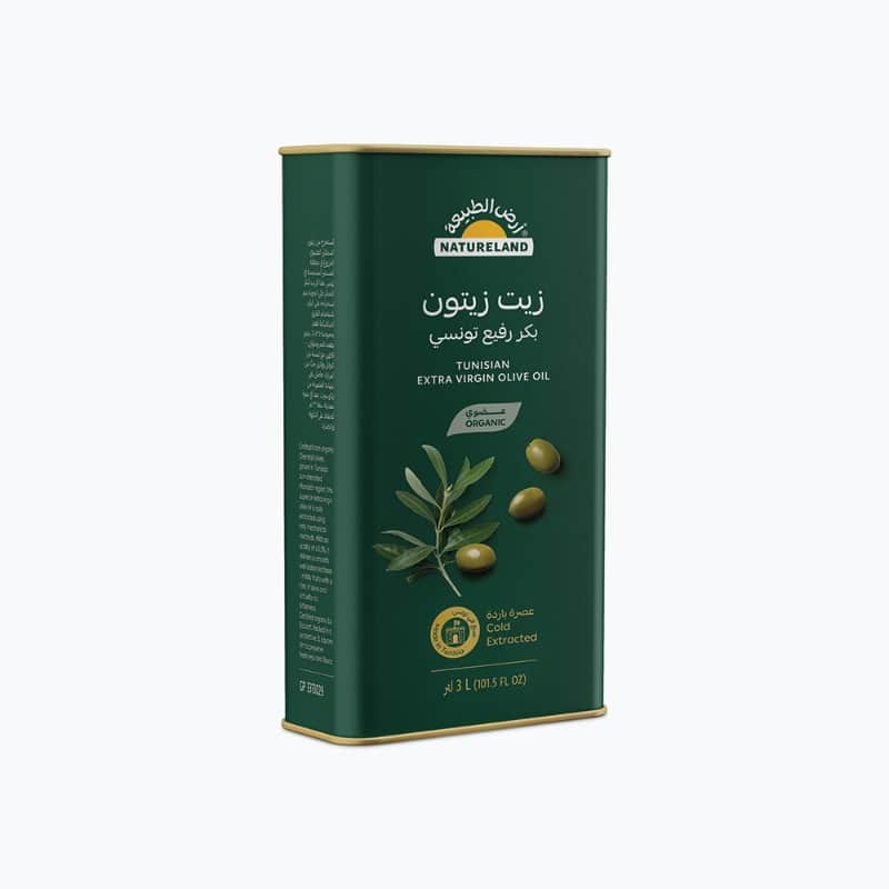 زيت زيتون تونسي ٣لتر أرض الطبيعة