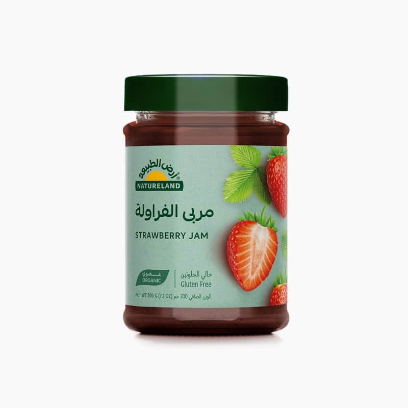 مربى الفراولة ٢٠٠جم أرض الطبيعة