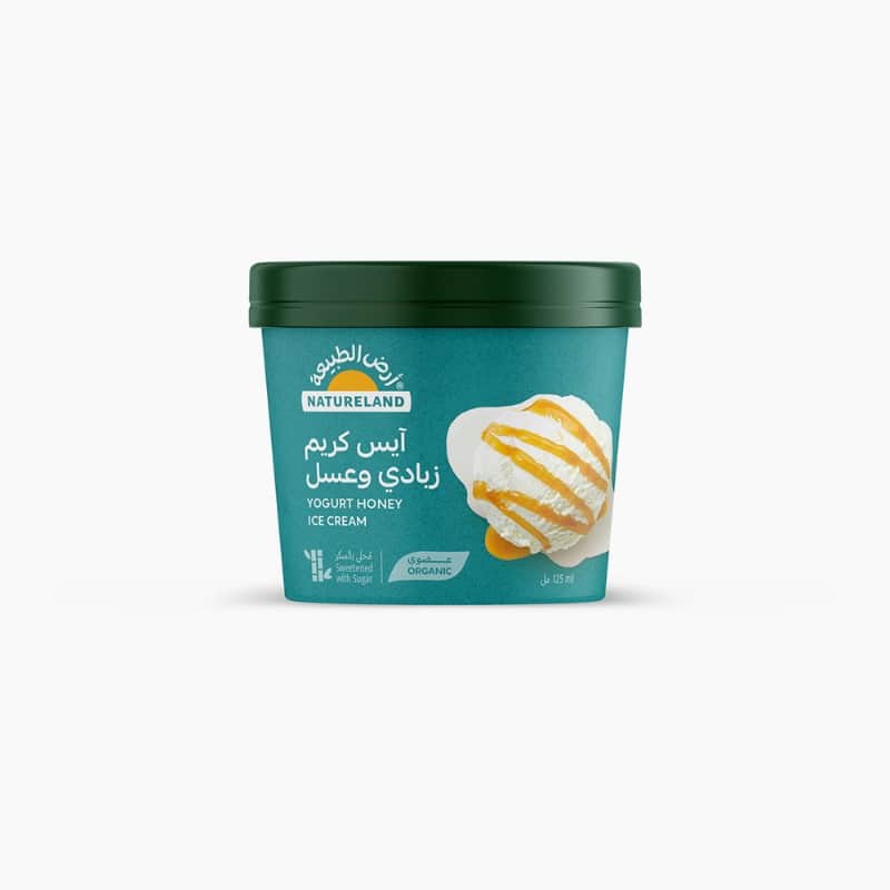 Yogurt Honey Ice Cream 125ml Natureland