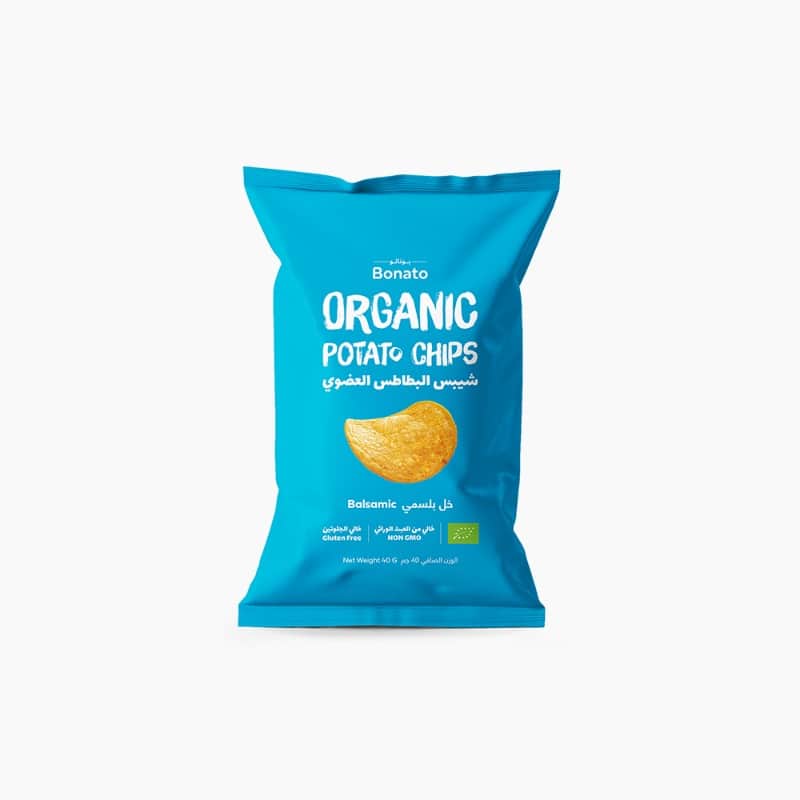 شيبس البطاطس - خل بلسمي ٤٠جم بوناتو