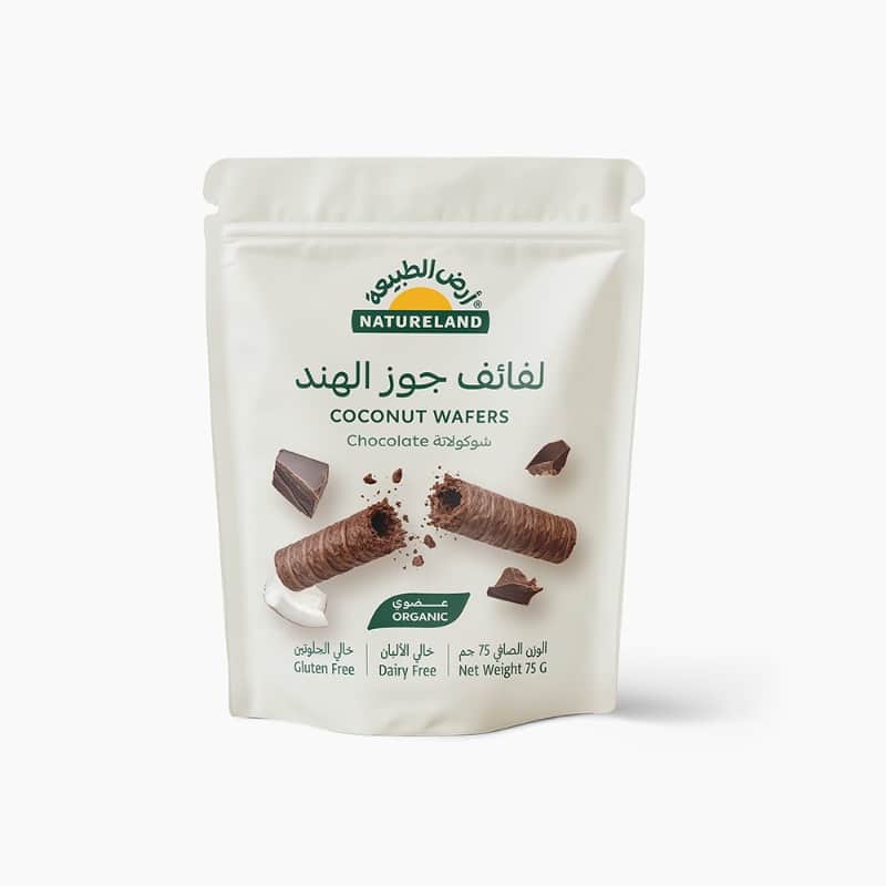 Coconut Wafers - Chocolate 75g Natureland