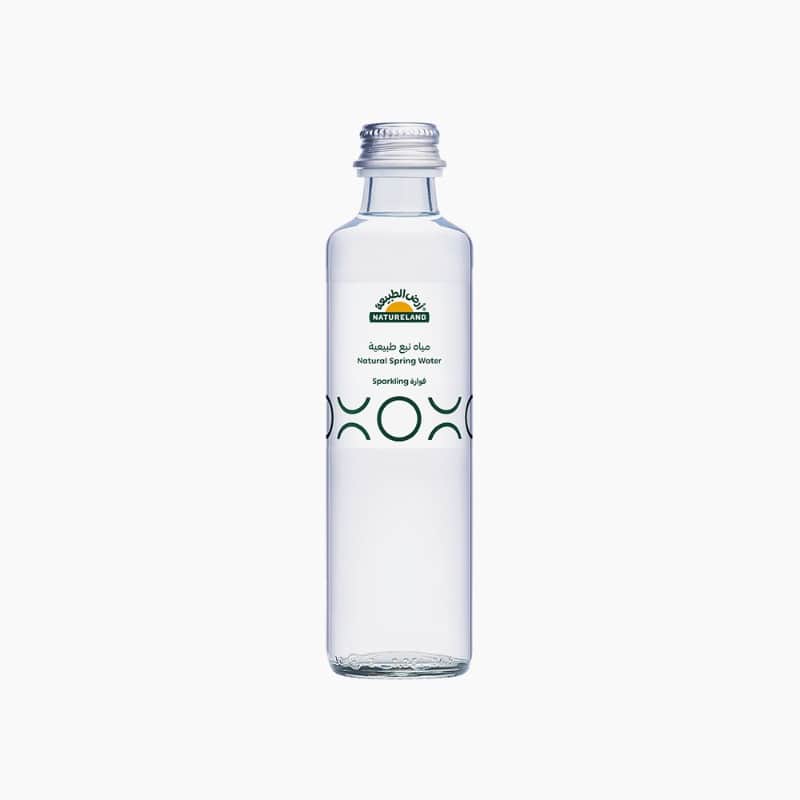 مياه نبع طبيعية - فوارة - زجاج ٢٥٠مل أرض الطبيعة