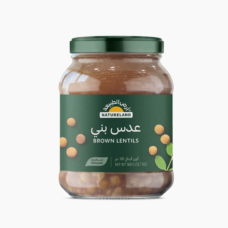 Brown Lentils 360g Natureland