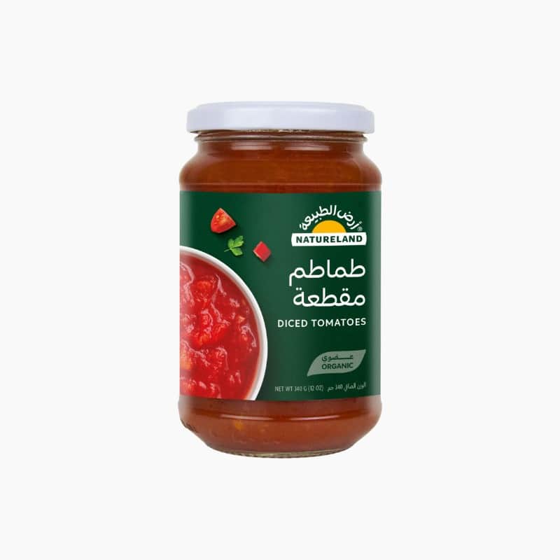 Diced Tomatoes 340g Natureland
