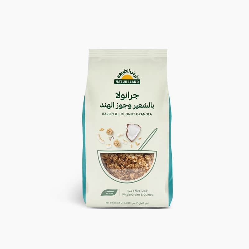 Barley & Coconut Granola 375g Natureland