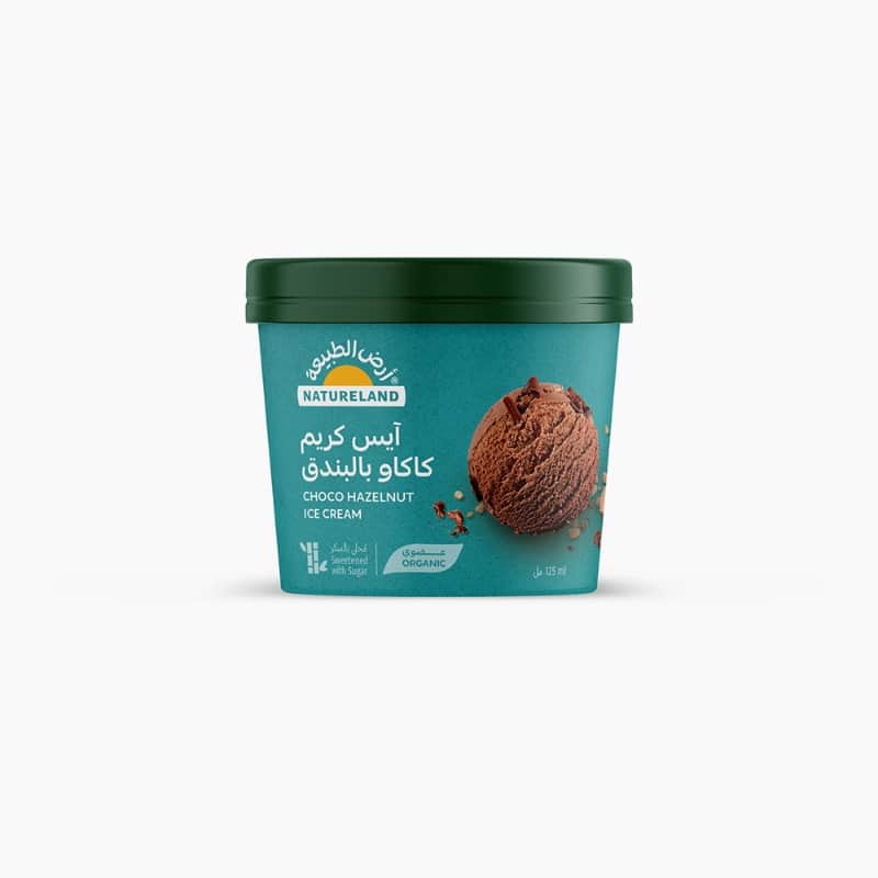 Choco Hazelnut Ice Cream 125ml Natureland