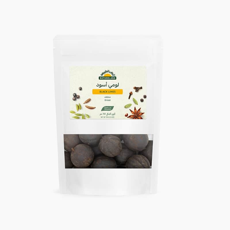 Dried Black Limes 150g Natureland
