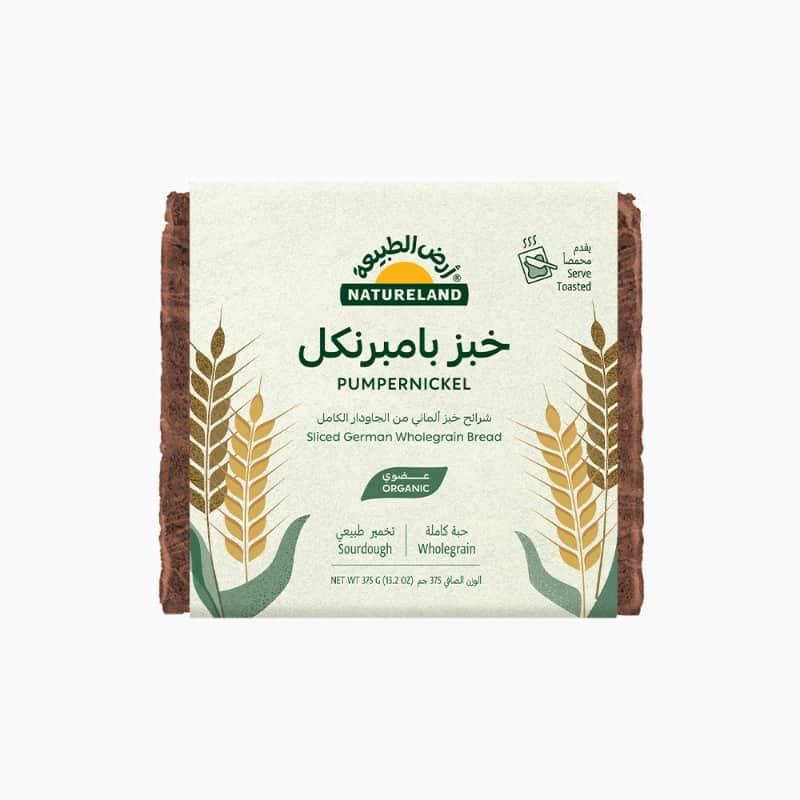 Pumpernickel Bread 375g Natureland