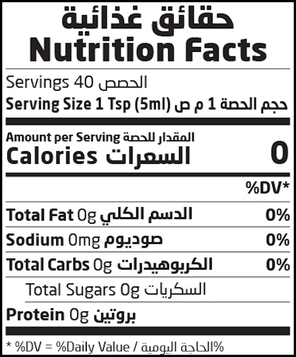 Nutrition Facts Table