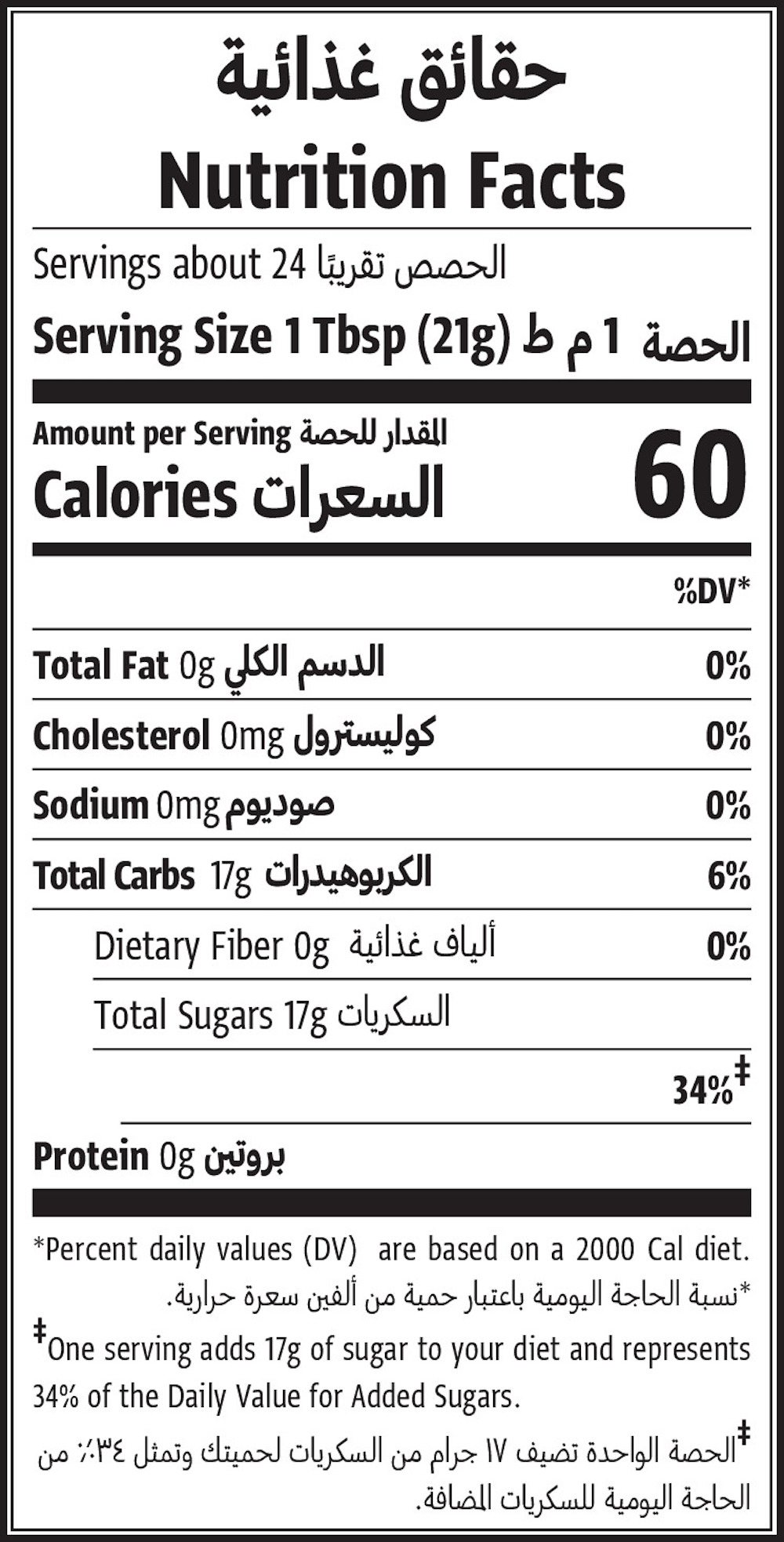 Nutrition Facts Table